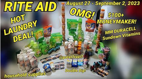 Rite Aid Couponing Haul Moneymaker Hot August