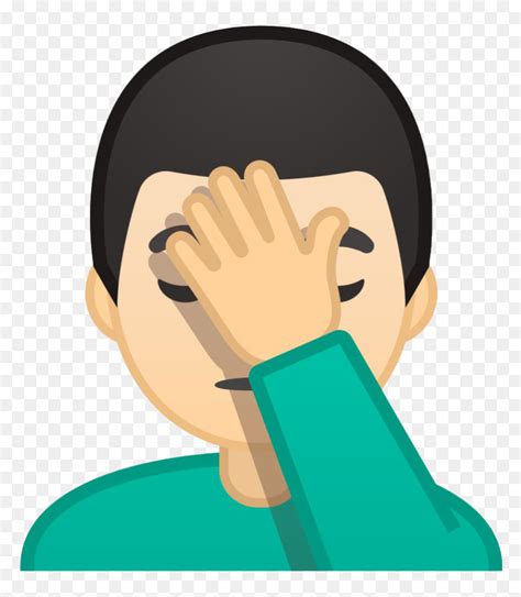 Facepalm Boy Png Photos Man Face Palm Emoji Transparent Png Vhv