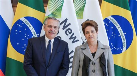 El Presidente Se Reuni Con Rousseff Por El Banco De Los Brics