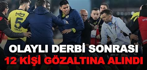 Trabzon Fenerbahçe maçı soruşturması 12 kişi gözaltına alındı