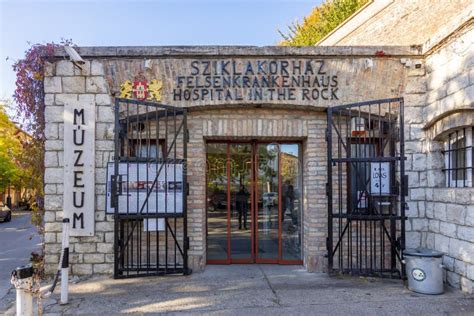 Budapest Hungary October Hospital In The Rock Museum At Buda