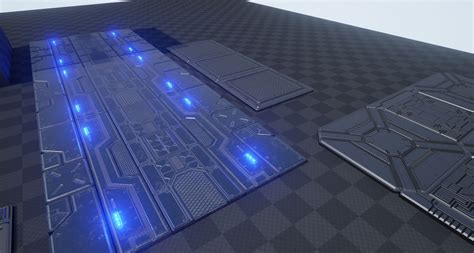 Sci Fi Floors Pack 3d Model 20 Max Upk Free3d