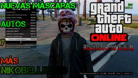 GTA V Online DLC Sorpresa de Halloween Nuevas Máscaras Autos y Más