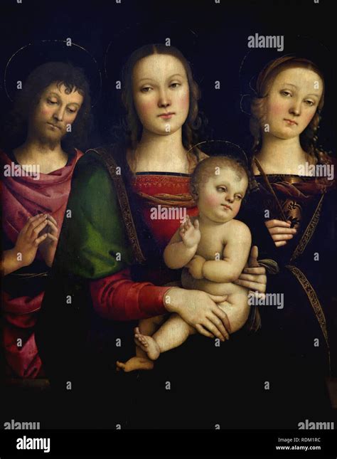 Madonna And Child With St John The Baptist And St Catherine Of