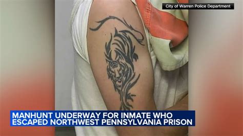 Manhunt Pa Authorities Say Inmate Michael Charles Burham Who Escaped From Pennsylvania Jail