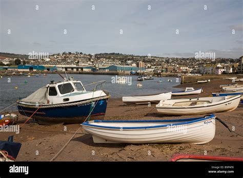 Teignmouth Harbour South Devon Gb Uk Stock Photo Alamy