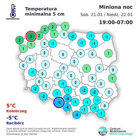 Imgw Pib Centrum Modelowania Meteorologicznego On Twitter Minimalna