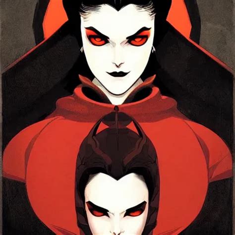 Beautiful Vampire Queen Symmetrical Face Evil Stable Diffusion