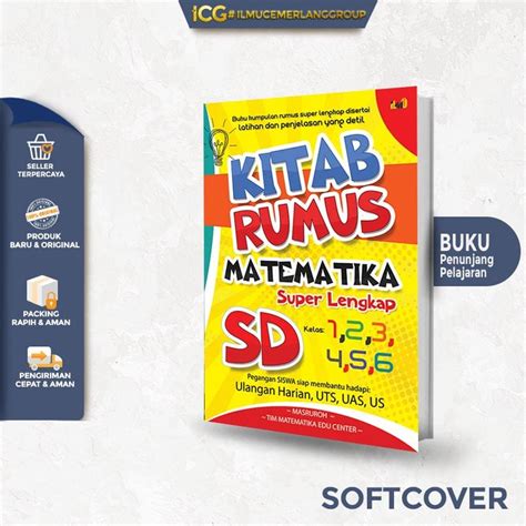 Jual KITAB RUMUS SUPER LENGKAP MATEMATIKA SD 1 2 3 4 5 6 Shopee Indonesia