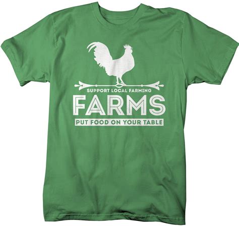 Farming T Shirt Farms Put Food On Table Support Shirts Farmer Etsy