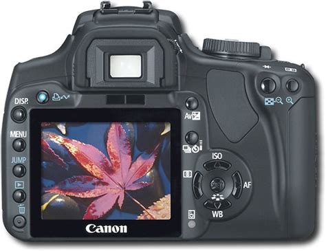 Best Buy Canon Eos Digital Rebel Xti Mp Digital Slr Camera Black