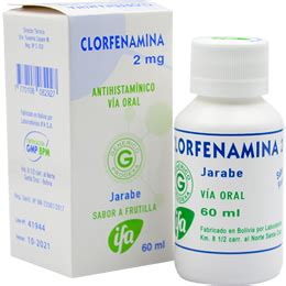 Clorfenamina 50 Mg 120 Ml Jarabe Edu Svet Gob Gt