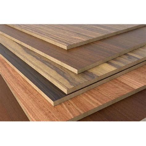 Rectangular Prelam MDF Boards For Exterior Interior Design Making