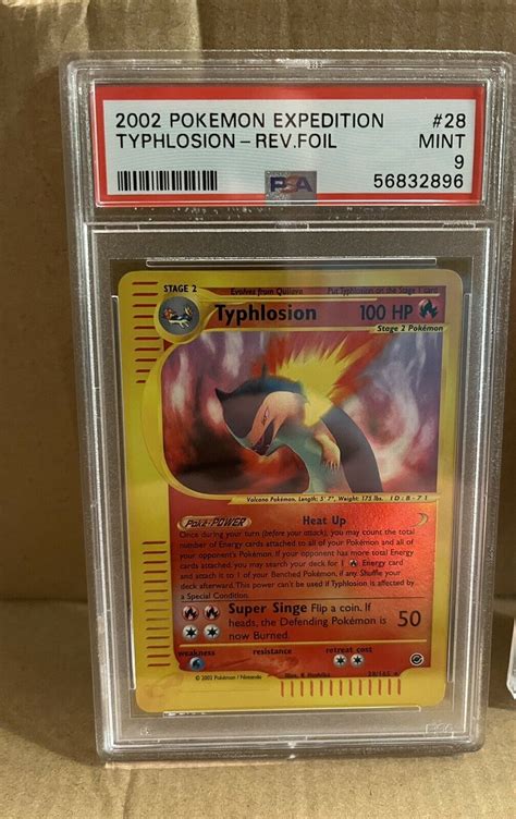 Mavin Typhlosion 2002 Pokemon Expedition Reverse Foil Psa 9