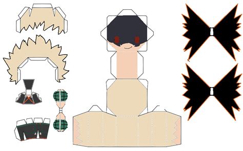 Bakugou Katsuki Chibi Papercraft By Julietruth On Deviantart