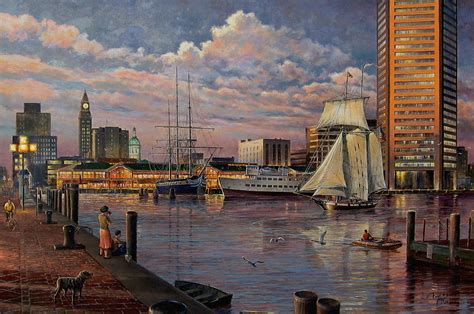 The Inner Harbor of Baltimore