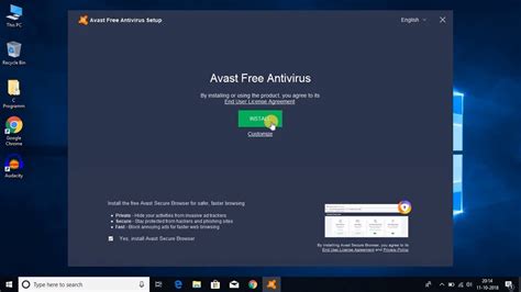 How To Install Avast Antivirus In Windows For Free Youtube