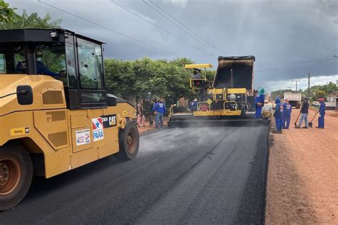 Obra De Asfaltamento Da Pa 462 Chega A Quase 50 De Conclusão Agência