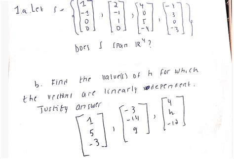 Solved A Lets Y Does S S Pan R Span B Find The Chegg