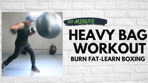 30 Minute Heavy Bag Workout L Basic Boxing Workout L Burn Calories L