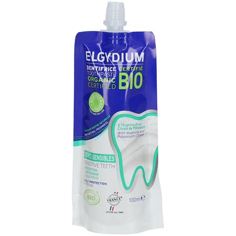 Elgydium Dents Sensibles Dentifrice Co Con U Certifi Bio Ml