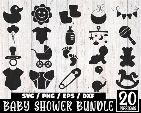 Baby Shower Svg Bundle Baby Shower Svg Newborn Svg Bundle Baby