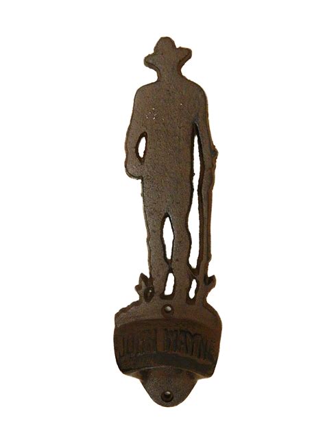 John Wayne Bottle Opener Cast Iron The Retail Market