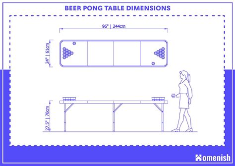 How Big Is The Triangle On A Beer Pong Table | Cabinets Matttroy