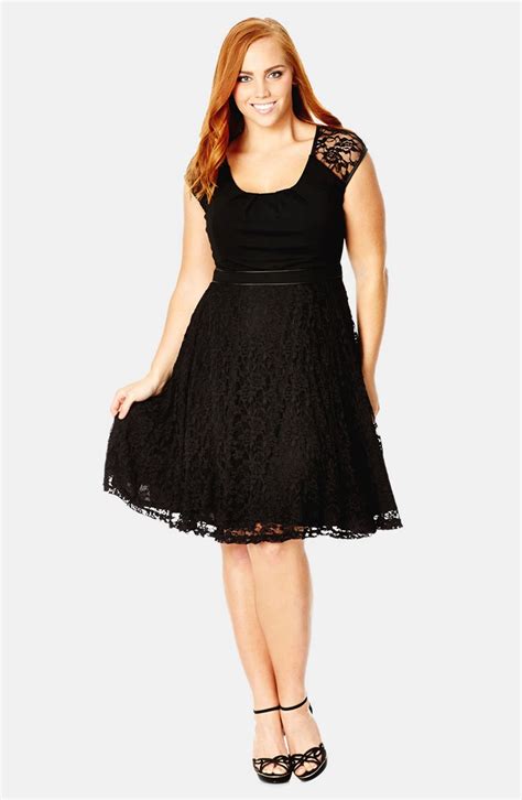 City Chic Lace Swing Dress Plus Size Nordstrom