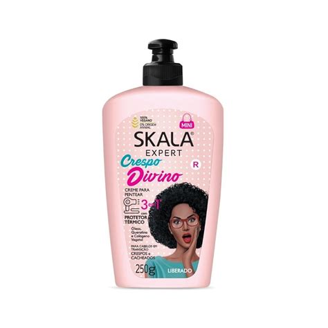 Skala Crema Para Peinar Crespo Divino 3 En 1 Co Wash