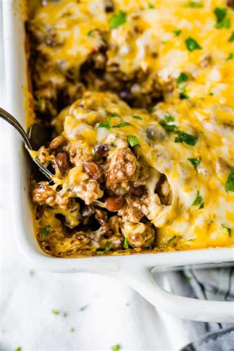 This Mexican Cheesy Ground Beef And Rice Casserole Is Magic Delicious