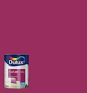 Dulux Matt Paint For Walls Feature 1 25 L Sumptuous Plum Amazon Co