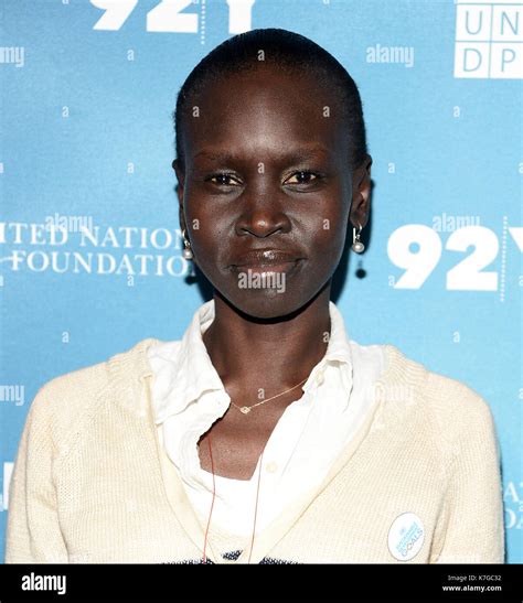 New York Ny September Model Alek Wek Attends The Social