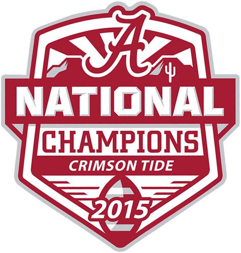 Alabama Crimson Tide Champion Logo Ncaa Division I A C Ncaa A C