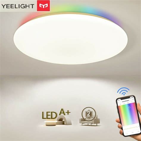 Yeelight Led Rgb Arwen 550c Ceiling Light 25 35m² 4000 Lm Φ598x102mm