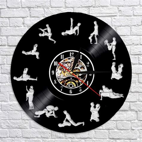 Buy Creative 24 Hours Sex Position Wall Clock Modern