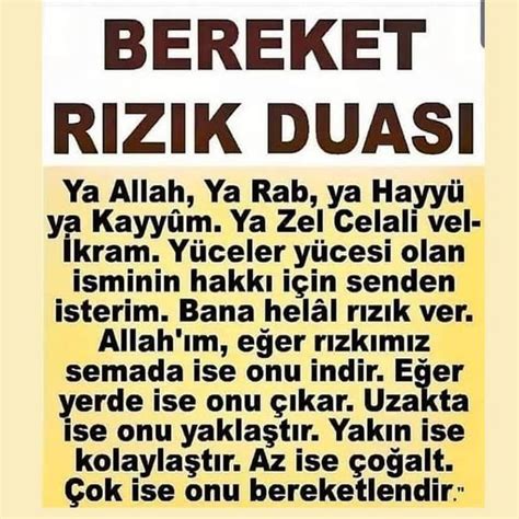 Instagram Da Huzur Slamda Bereket Rizik Duasi Sondurak