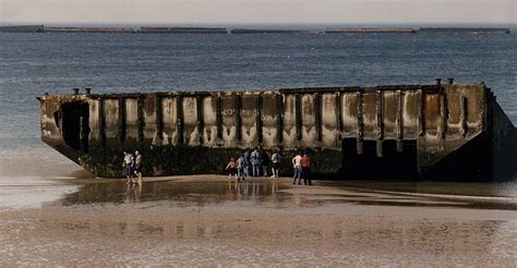 D-Day success story Mulberry harbours remembered as designer's photos ...