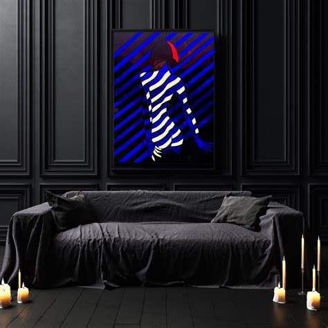 Stained Glass Naked Woman Modern Glass Art Panel Naked Girl Etsy