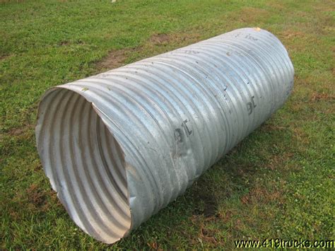 Corrugated Steel Culvert Ditch Pipe 28 Inch Diameter X 5 Ft 10 Inch Long Kenlugibihlauto