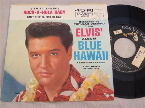 Elvis Presley With The Jordanaires Rock A Hula Baby Can T Help