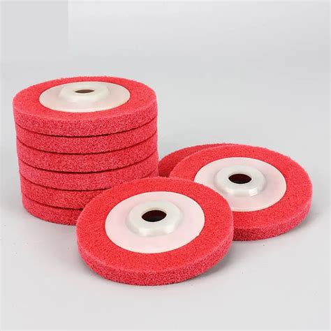 Metal Polishing Wheel 100 16mm7p 9p Non Woven Abrasive Wheel Nylon