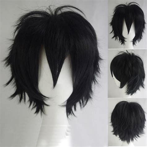 S Noilite Unisex Short Cosplay Hair Wig Women Men Male