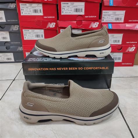 Jual SKECHERS GO WALK 5 SPARROW 55503 KHK Shopee Indonesia