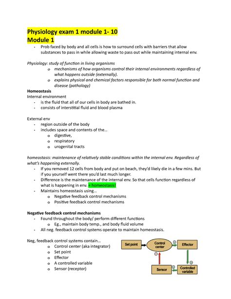 Physiology Exam 1 Module 1 Physiology Exam 1 Module 1 10 Module 1