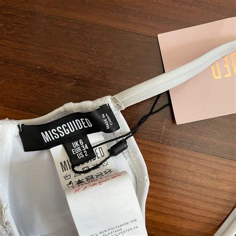 Bnwt Missguided White Broderie Eyelet Bikini Top Women S Fashion Swimwear Bikinis Swimsuits