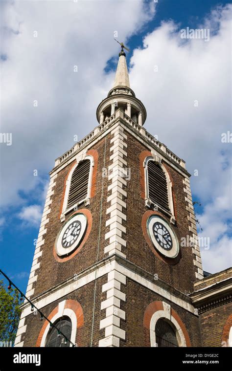 Church Of Saint Mary The Virgin Rotherhithe London Uk Stock Photo