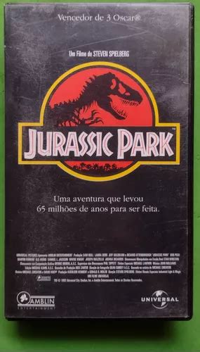 Fita Vhs Jurassic Park Legendado 1993 Original Filme MercadoLivre