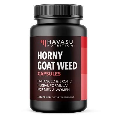 Horny Goat Weed Capsules Havasu Nutrition Ct Target