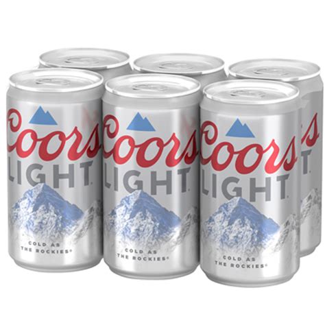 Coors Light 6 Pack 8 Oz Entrega A Tu Puerta